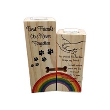 Portacandele Tealight in legno