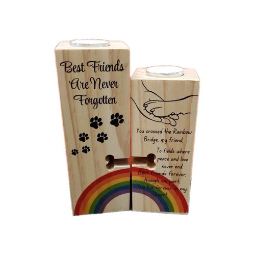 Portacandele tealight legno - portacandele,
