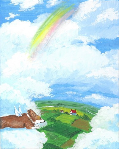 5x7 print painting ryta - print,