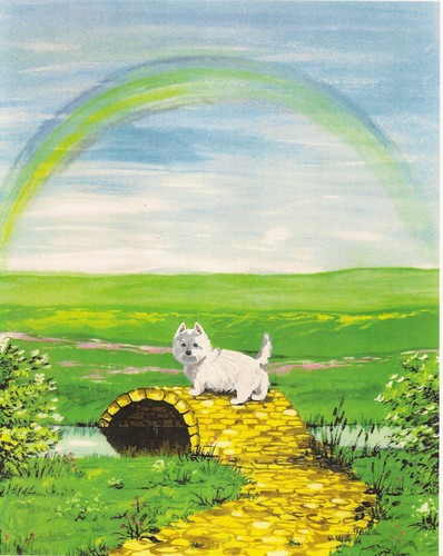 5x7 print painting west - 5x7,